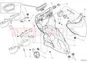 DUCATI Hypermotard SP FANALE ANTERIORE E CRUSCOTTO [MOD:HYM-SP;XST:AUS,EUR,FRA,JAP]