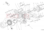 DUCATI Hypermotard SP GENERATOR COVER [MOD:HYM-SP;XST:AUS,EUR,FRA,JAP]