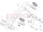 DUCATI 2015 Hyperstrada FOOTRESTS, LEFT [MOD:HYP STR;XST:AUS,EUR,FRA,JAP,TWN]