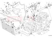 DUCATI 2015 Hyperstrada COOLING CIRCUIT [MOD:HYP STR;XST:AUS,EUR,FRA,JAP,TWN]