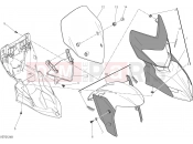 DUCATI 2015 Hyperstrada COWLING [MOD:HYP STR;XST:AUS,EUR,FRA,JAP,TWN]