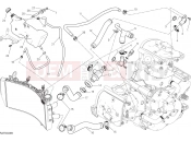 DUCATI 2015 Monster 821 COOLING SYSTEM [MOD:M 821]