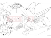 DUCATI Monster 821 Dark SOSPENSIONE POSTERIORE [MOD:M821DARK]