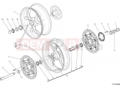 DUCATI Monster 1200 S RUOTA ANTERIORE E POSTERIORE [MOD:M 1200S]