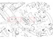 DUCATI Monster 1200 S Stripe EXHAUST SYSTEM [MOD:M1200STR]