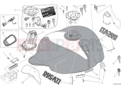 DUCATI Monster 1200 S Stripe FUEL TANK [MOD:M1200STR;XST:CHN]