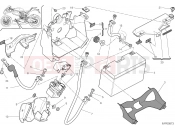 DUCATI Superbike 899 Panigale BATTERY HOLDER [MOD:899 ABS,899 AWS]
