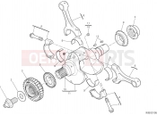 DUCATI Superbike 899 Panigale CONNECTING RODS [MOD:899 ABS,899 AWS]
