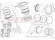 DUCATI Superbike 899 Panigale CYLINDERS - PISTONS [MOD:899 ABS,899 AWS]
