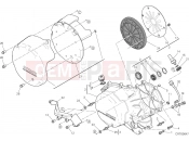 DUCATI Superbike 899 Panigale CLUTCH-SIDE CRANKCASE COVER (JAP) [MOD:899 ABS,899 AWS;XST:JAP,TWN]