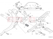 DUCATI Superbike 899 Panigale FOOTRESTS, LEFT [MOD:899 ABS,899 AWS]