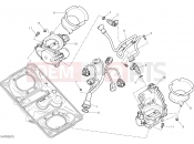 DUCATI Superbike 899 Panigale THROTTLE BODY [MOD:899 ABS,899 AWS]
