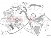 DUCATI Superbike 899 Panigale COOLING SYSTEM [MOD:899 ABS,899 AWS]