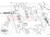 DUCATI Superbike Panigale R SEMIMANUBRI - AMMORTIZZATORE DI STERZO [MOD:1199 R;XST:AUS,EUR,FRA,JAP,TWN]