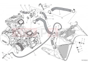 DUCATI Superbike Panigale R COOLING SYSTEM [MOD:1199 R;XST:AUS,EUR,FRA,JAP,TWN]