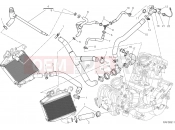 DUCATI 2016 Diavel COOLING CIRCUIT [MOD:DVL]