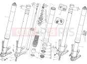 DUCATI 2016 Diavel FRONT FORK [MOD:DVL;XST:CHN]