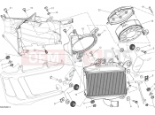 DUCATI 2016 Diavel RADIATOR, WATER, LH [MOD:DVL]