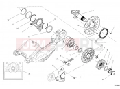 DUCATI Diavel Carbon HUB, REAR WHEEL [MOD:DVLC]