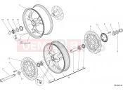 DUCATI 2016 Hypermotard 939 SP RUOTA ANTERIORE E POSTERIORE [MOD:HYM939SP]