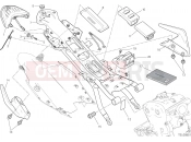 DUCATI 2016 Monster 821 REAR FRAME COMP. [MOD:M 821]