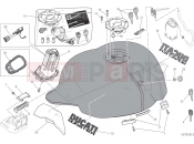 DUCATI 2016 Monster 821 FUEL TANK [MOD:M 821;XST:CHN]