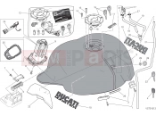 DUCATI Monster 821 Dark FUEL TANK [MOD:M821DARK;XST:AUS,EUR,FRA,JAP]