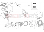DUCATI 2016 Monster 1200 CYLINDERS - PISTONS [MOD:M 1200]