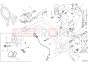 DUCATI Monster 1200 S REAR BRAKE SYSTEM [MOD:M 1200S]