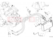 DUCATI 2016 Multistrada 1200 Pikes Peak OIL COOLER [MOD:MS1200PP]