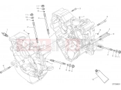 DUCATI 2016 Multistrada 1200 Pikes Peak HALF-CRANKCASES PAIR [MOD:MS1200PP]