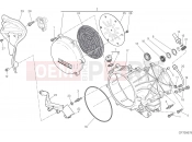 DUCATI Superbike 1299 Panigale CLUTCH - SIDE CRANKCASE COVER [MOD:1299;XST:AUS,EUR,FRA]