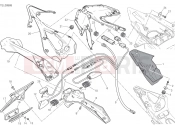 DUCATI Superbike 1299 Panigale NUMBER PLATE HOLDER - TAIL LIGHT [MOD:1299;XST:EUR,FRA,JAP,TWN]
