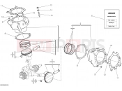 DUCATI 2017 XDiavel CYLINDERS - PISTONS [MOD:XDIAVEL]