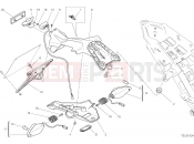 DUCATI Monster 1200 PLATE HOLDER [MOD:M 1200;XST:EUR,FRA]