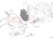DUCATI 2017 Multistrada 1200 Pikes Peak CLUTCH COVER [MOD:MS1200PP]