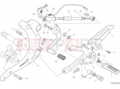 DUCATI 2017 Superbike 959 Panigale FOOTRESTS, LEFT [MOD:959,959 AWS]