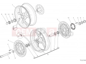 DUCATI SuperSport RUOTA ANTERIORE E POSTERIORE [MOD:SS 939]