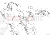 DUCATI Hypermotard 939 HANDLEBAR AND CONTROLS [MOD:HYM 939;XST:AUS,EUR,JAP,ROK]