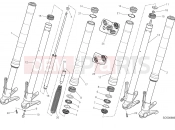 DUCATI Hypermotard 939 FRONT FORK [MOD:HYM 939;PLT:DB10;XST:AUS,EUR,JAP,ROK]