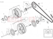 DUCATI Monster 797 RUOTA ANTERIORE E POSTERIORE [MOD:M 797]