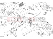 DUCATI Monster 821 FORCELLONE POSTERIORE [MOD:M 821;XST:AUS]