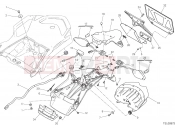 DUCATI Multistrada 950 PLATE HOLDER [MOD:MS950;XST:JAP]