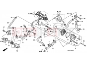 HONDA FJS600A7 ED SILVER WING 600 ABS 2007 E-6 WATER PUMP