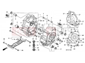 HONDA FJS600A7 ED SILVER WING 600 ABS 2007 E-16 CRANKCASE
