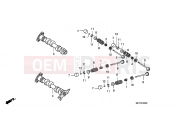 HONDA FJS600A7 ED SILVER WING 600 ABS 2007 E-3 CAMSHAFT/VALVE
