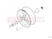 DUCATI Multistrada 1260 PikesPeak REAR WHEEL [MOD:MS1260PP]