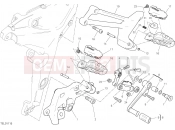 DUCATI Multistrada 1260 S FOOTRESTS, LEFT [MOD:MS1260S]