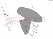 DUCATI 2018 Superbike Panigale V4 FRONT MUDGUARD [MOD:PANV4]