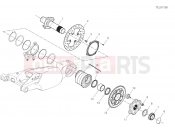 DUCATI 2018 Superbike Panigale V4 REAR WHEEL SPINDLE [MOD:PANV4]